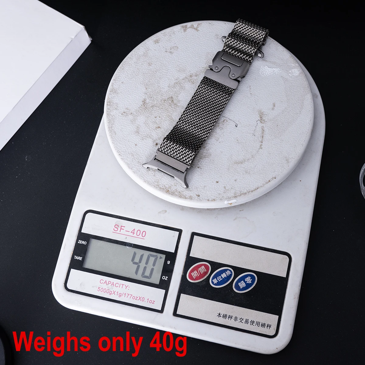 100% pure Titanium Band for Samsung Galaxy Watch 8/8 Classic/ Ultra 2025 47mm Milanese Loop Strap Secure Parachute Buckle Correa