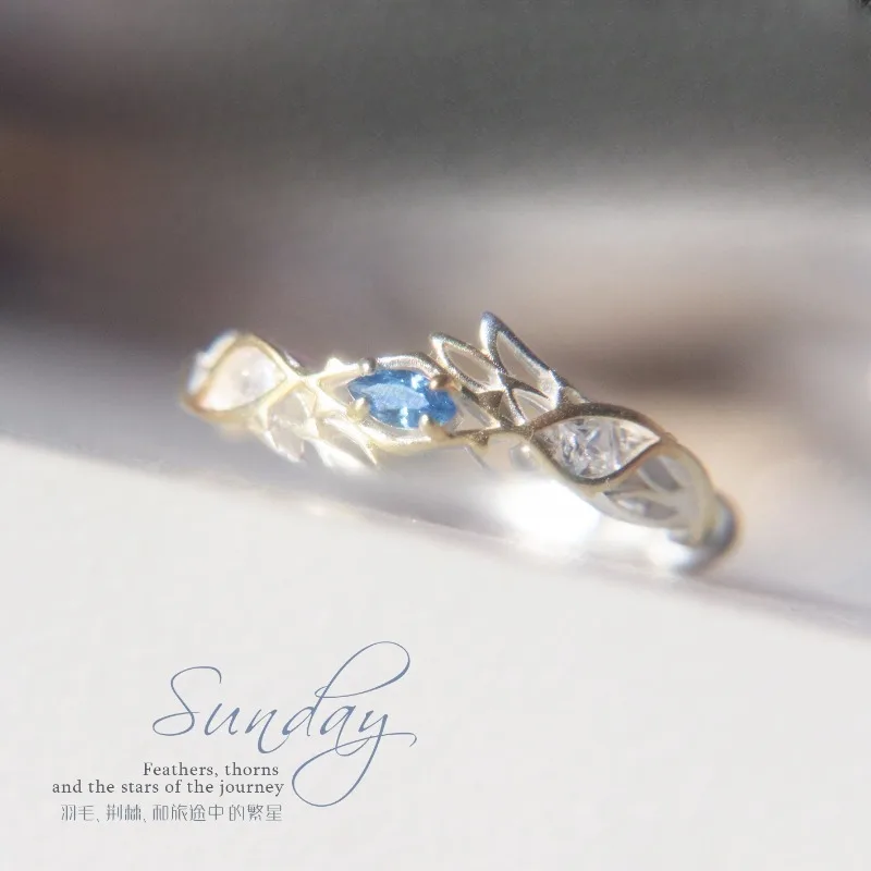 Game Honkai: Star Rail Sunday Ring Aventurine Danheng Exquisite Fashion Adjustable Rings Set Cospaly Doujin Gifts for Friend