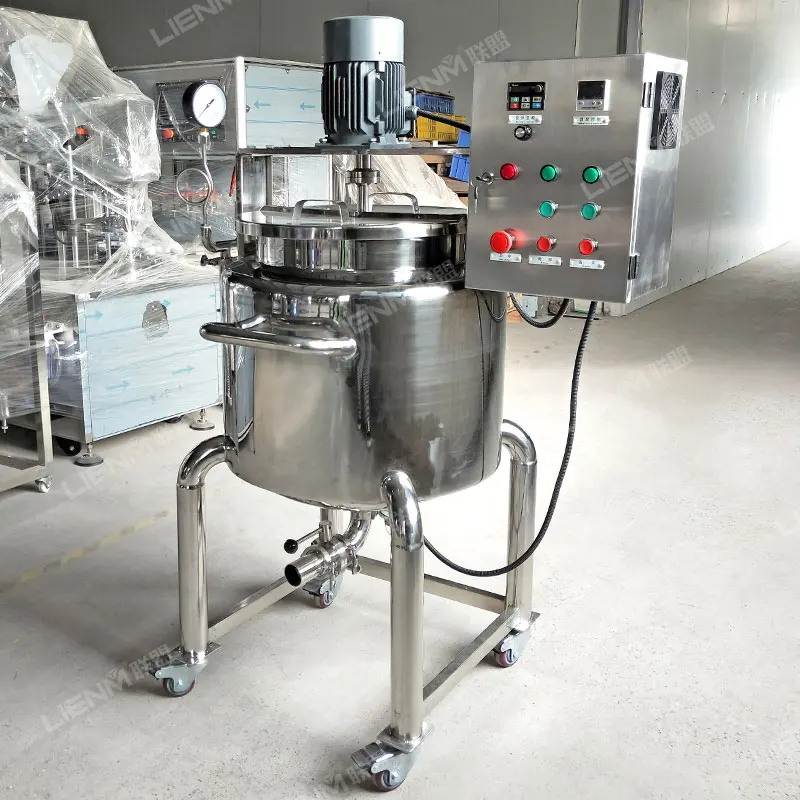 60L 100L 200L Homogenizer Gel High Shear Mixer Tank Alcohol Gel Mixer Homogenizer Machine to Make Detergent
