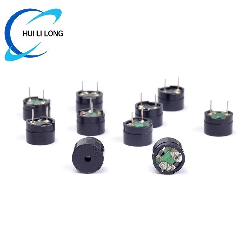 10PCS Passive Buzzer 12MMx8.5MM 12085 42R Resistance 3V 5V 9V 12V in Common Use Mini Piezo Buzzers Kit, for Arduino