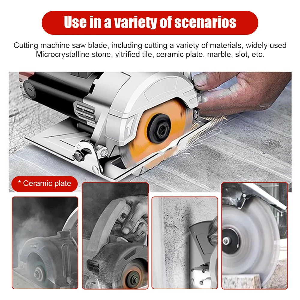 Turbo Diamond Saw Blade Granite Marble Cutting Disc Porcelain Tile Ceramic Blades 3 Sizes for Angle Grinder Diamond Saw Blade