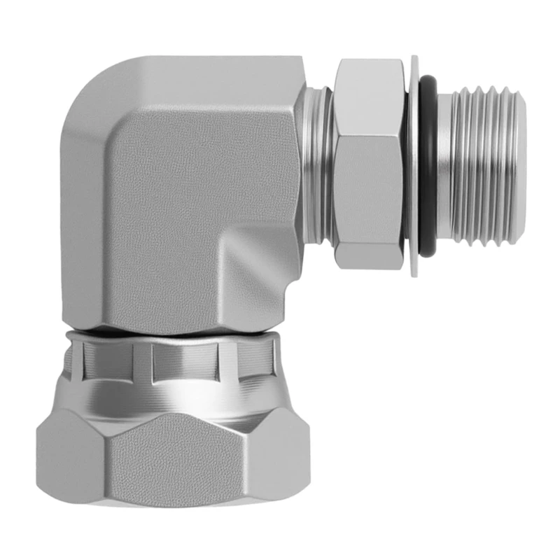 Hydraulic Fitting with Male Port and Hose End Use
