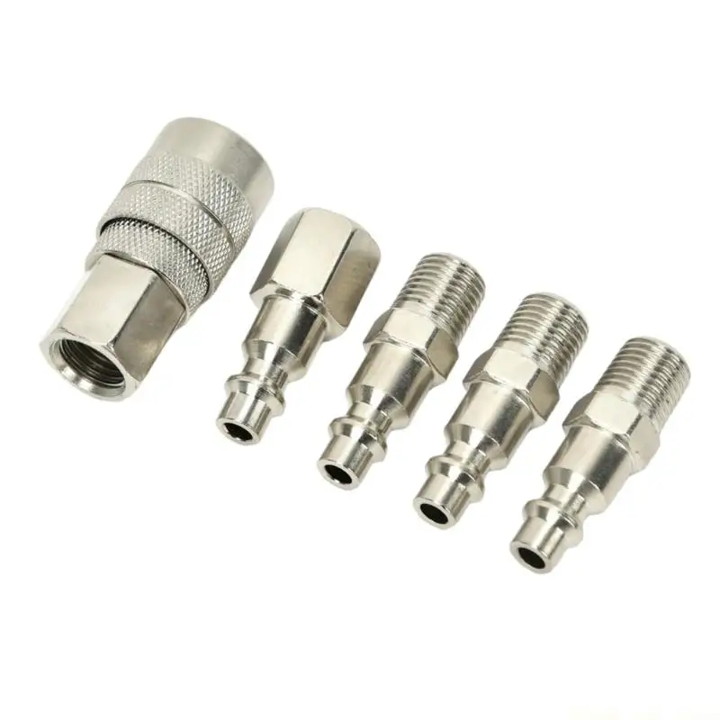 A2BE Steel Quick Coupler For Air Compressors Pneumatic Tool Leakproof Seal