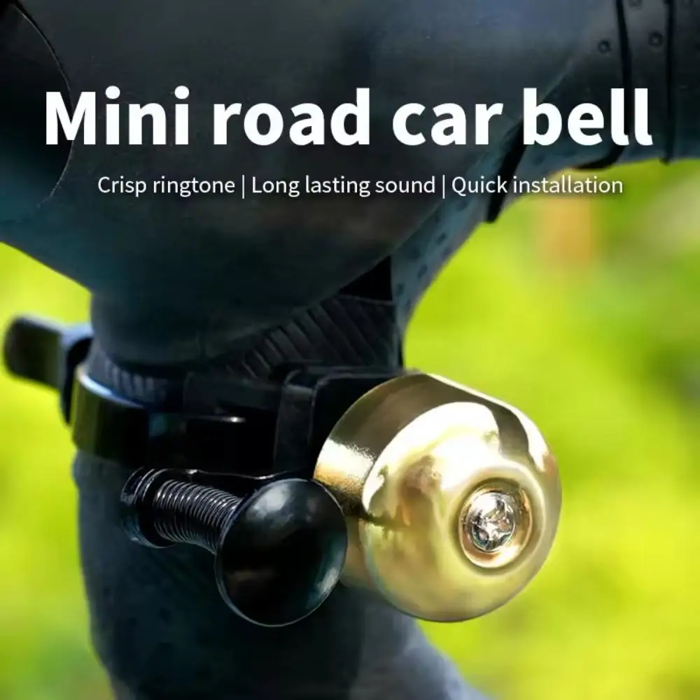 Bicycle Bell Ultralight Copper Alloy MTB Road Bike Handlebar Ring Horn Clear Loud Sound For Safety Cycling Bike Accessories
