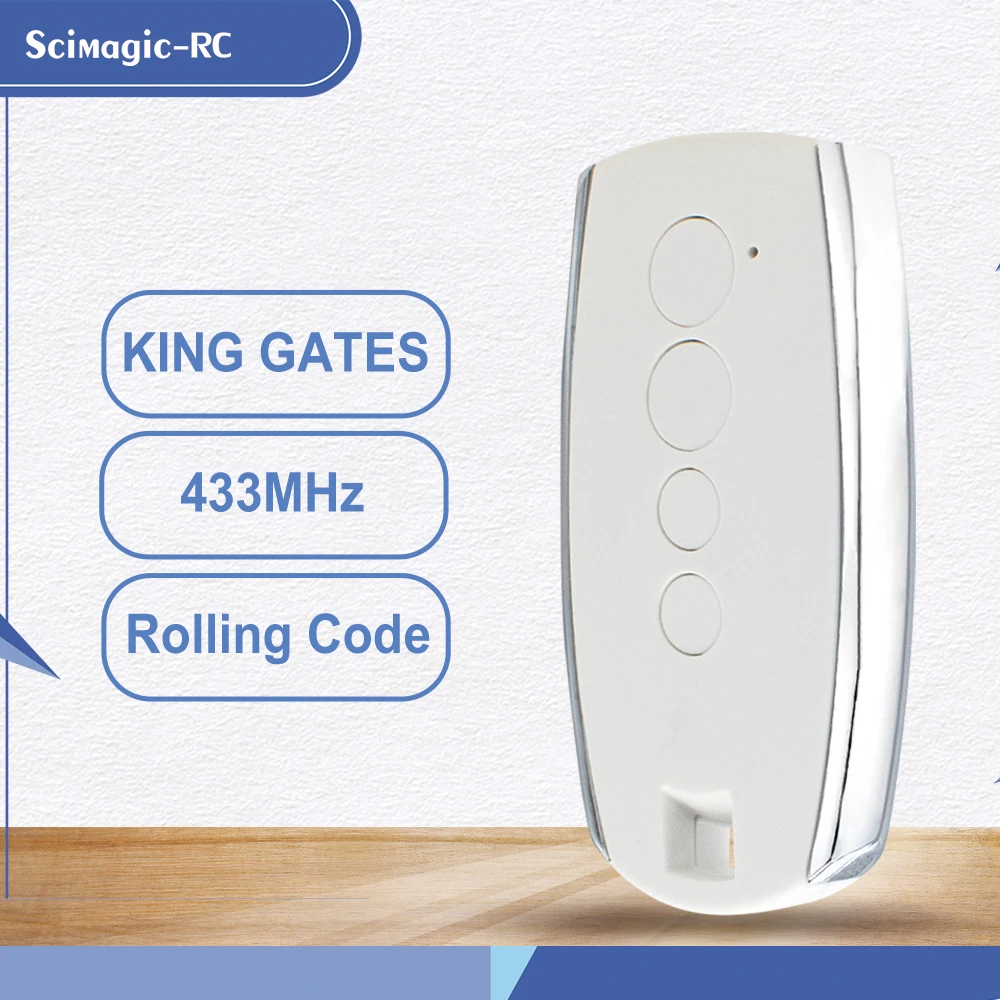 Imagem -02 - Corrente Chave do Controle Remoto da Porta da Garagem Rei Gates 433mhz Código do Rolamento Stylo2k Stylo4k 433.92mhz Peças