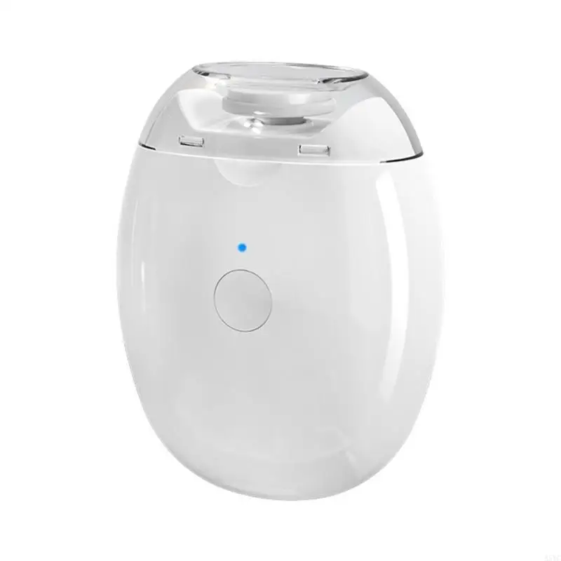 

A5YC Baby Safe Electric Nails Trimmer USB Charging Night Lamp Function 3 Speed Setting for Infants and Kids White