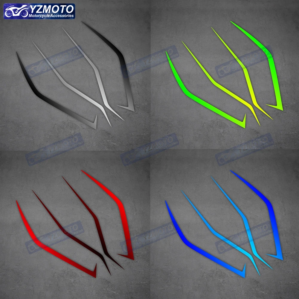 

Для Kawasaki NINJA400 Ninja 400 H2 H2SX наклейка на мотоцикл обтекатель на линию головы декоративные отражающие наклейки с изображением цветов