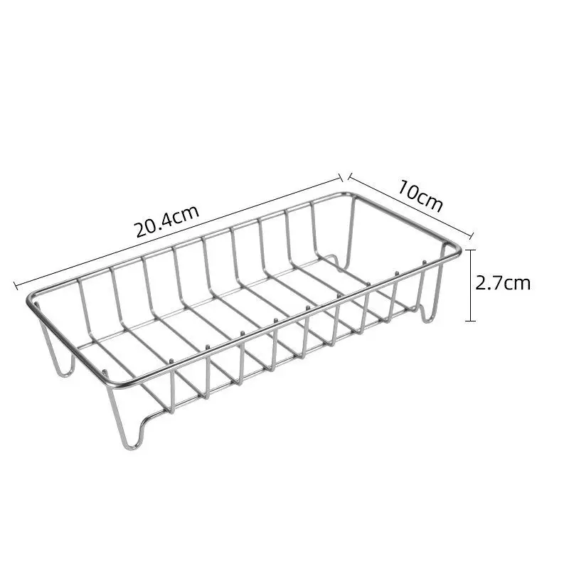 Stainless Steel Spice Rack Rust Resistant Open Wire Design Freestanding for Home Kitchen Countertop Seasoning Storage