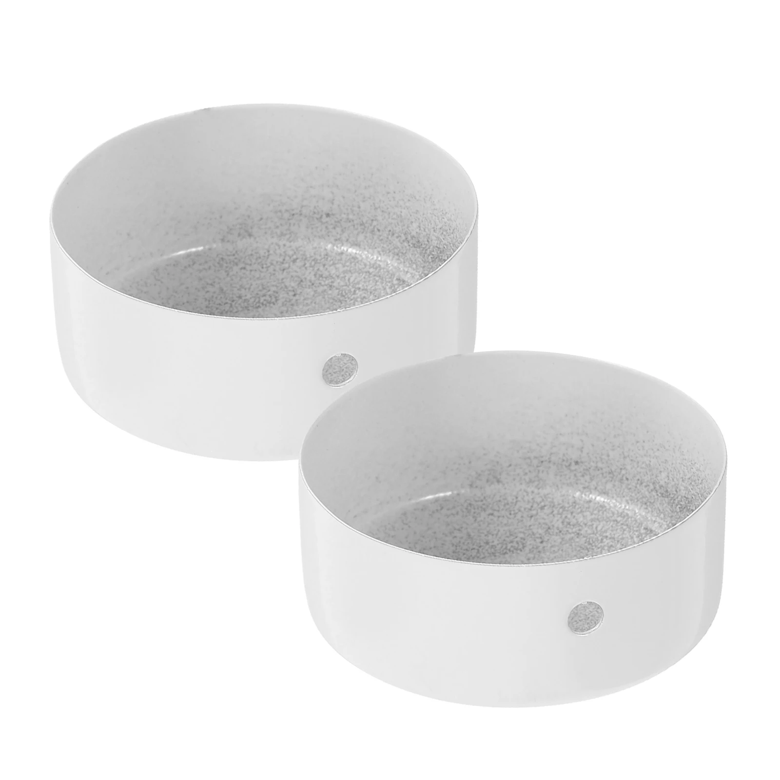 2 Stück Edelstahl-HandrailCover WhitePlug TubeEndCap ConnectorExtension LadderCaps SealingCover MetalFittings StaircaseHandrail