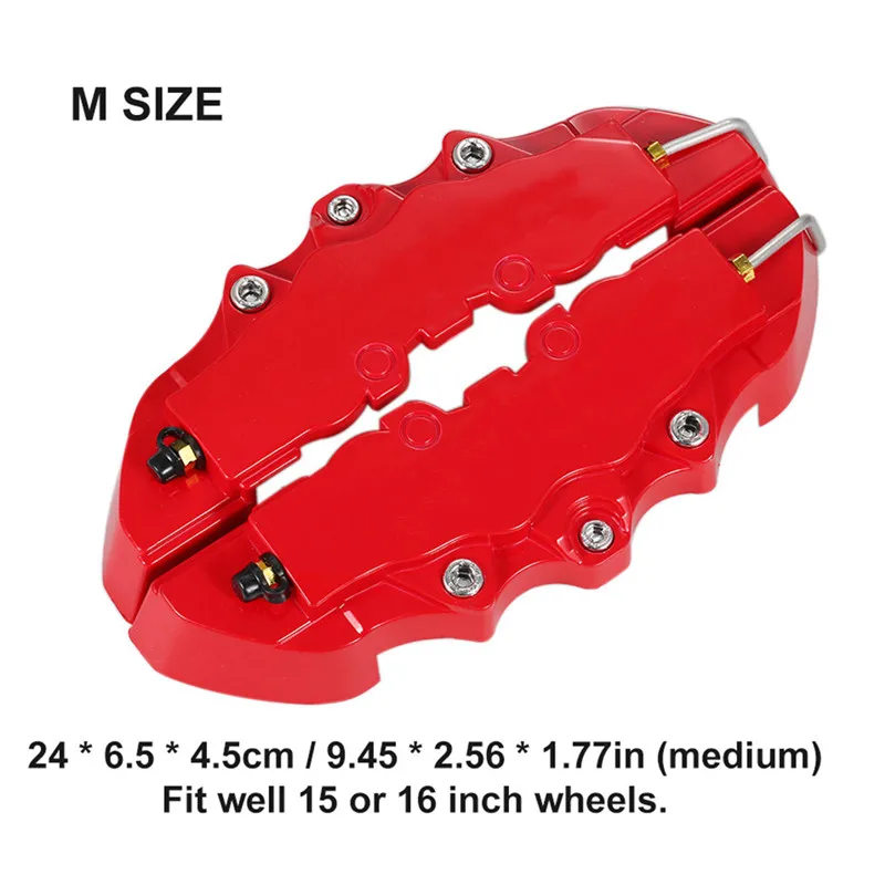 ABS Plastic Car Brake Caliper Cover Brake Caliper Car Wheel Brake Durable 3D Brake Calliper