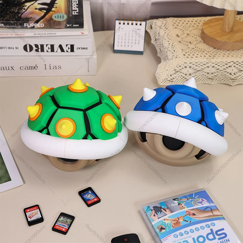 ثلاثية الأبعاد مطبوعة ماريو باوزر شل شل شل بطاقة الألعاب صندوق تخزين نموذج العربة شل لبطاقة الألعاب الكلاسيكية جمع هدية الزخرفية