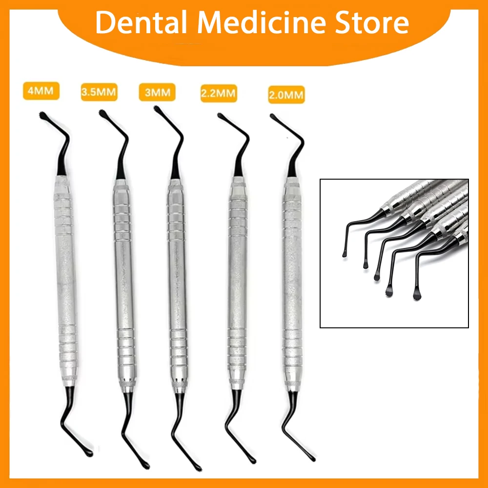 

Dental Curette Professional Jagged Stainless Steel Dentistry Curettes Periodontal Bone Implant Instrument Tools