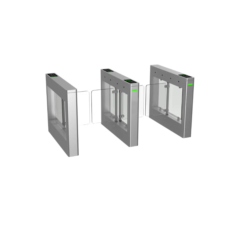 Flap Gate Swing Turnstile Barrier RFID Card Face Recognition Access Control Pedestrian Passage Gate
