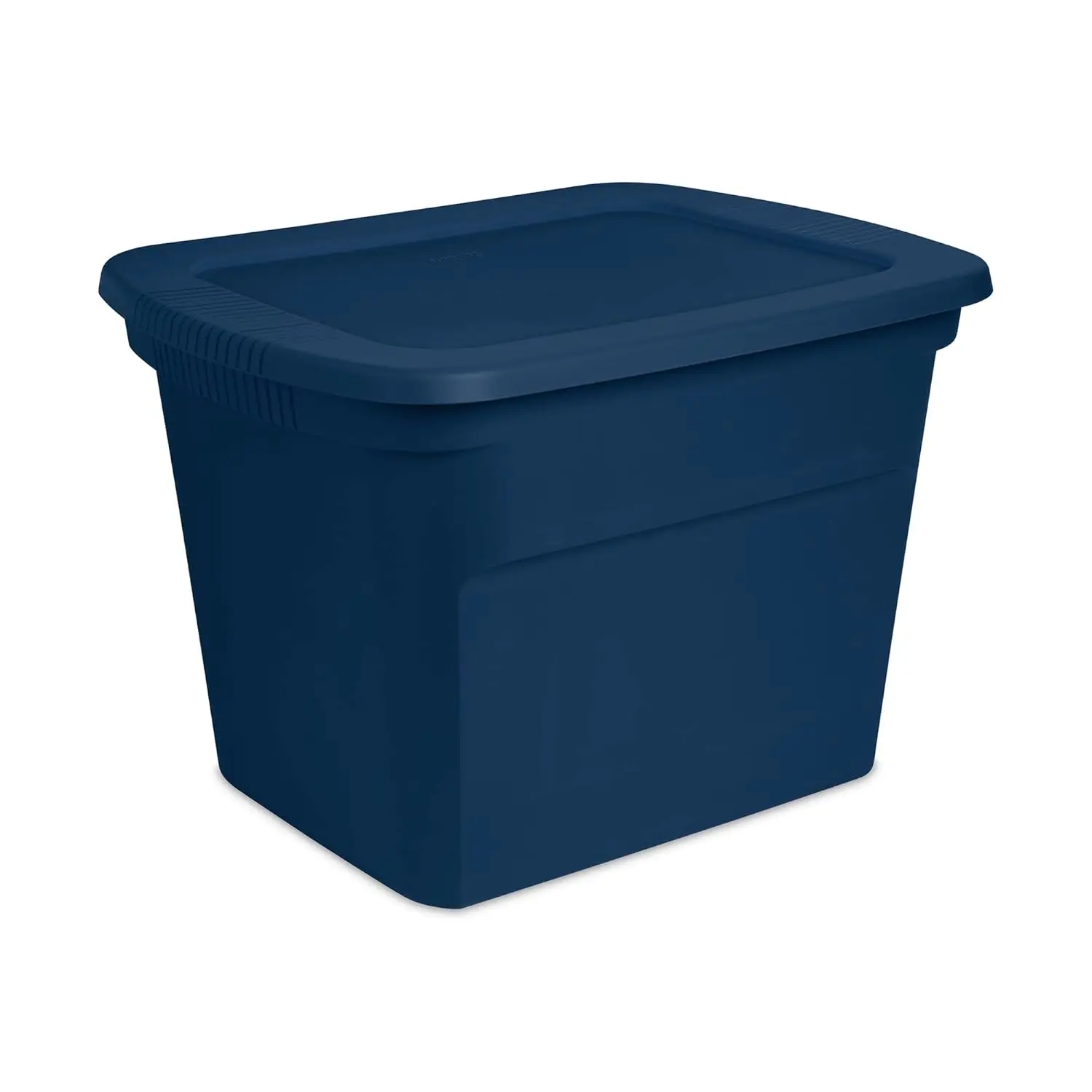 

32-Pack Plastic Storage Bins, 18 Gallon Tote Containers with Lids, Marine Blue, Customized