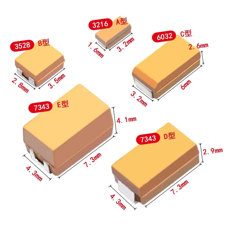 Condensateur au tantale, 20 pièces, A 3216 22uF 10V 226A SMD