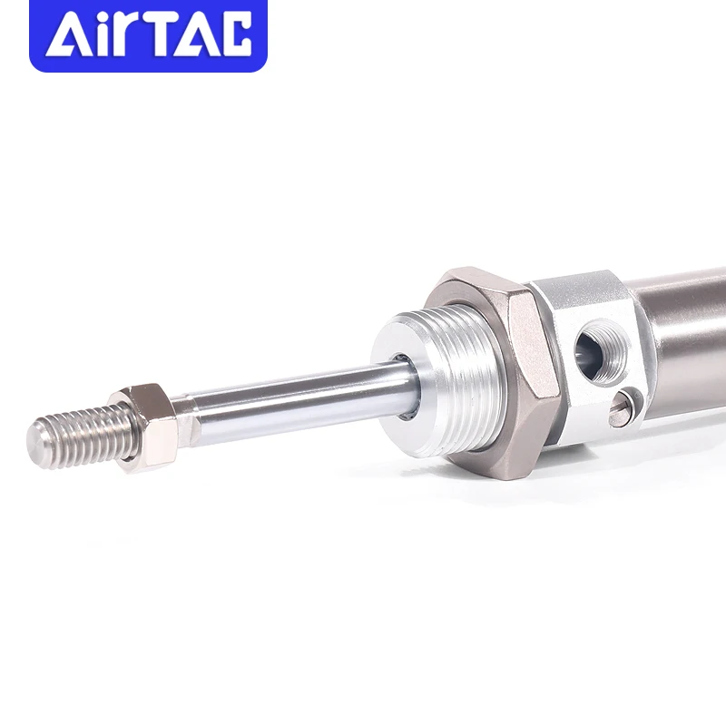 AIRTAC MIC20*25X40X50X75X100/150*200S stainless steel MI Mini cylinder compact pneumatic air cylinders pneumatic double acting