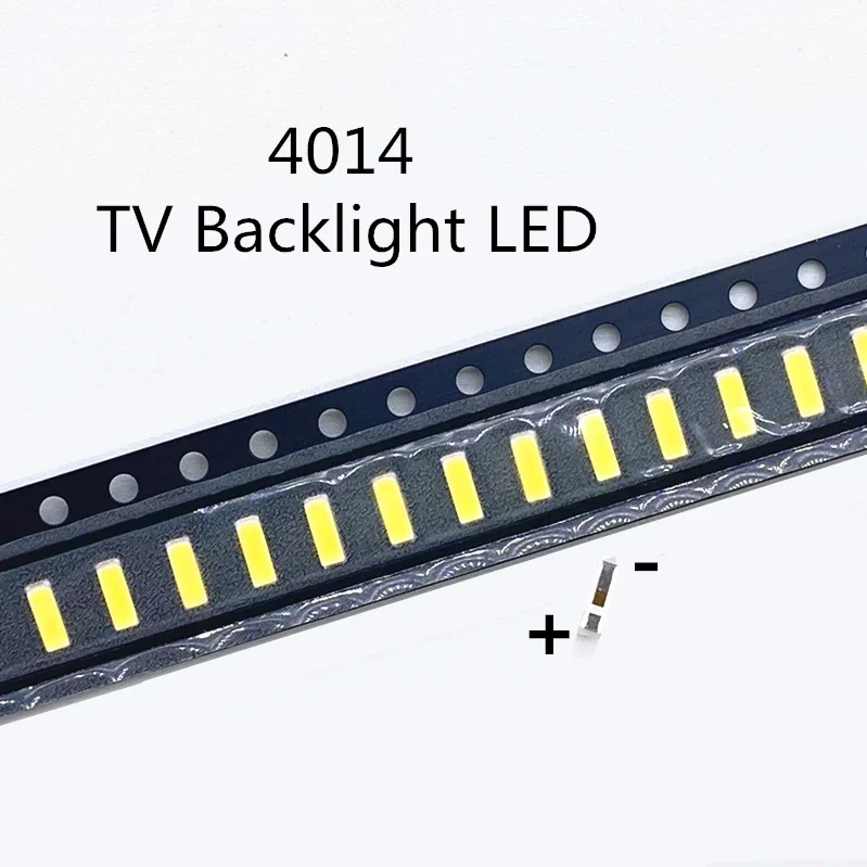 100pcs TV Backlight 3V LED SMD 3014 4014 Cool cold white LCD Backlight for TV Application 3000K 4000K 5500K 6000K 9000K