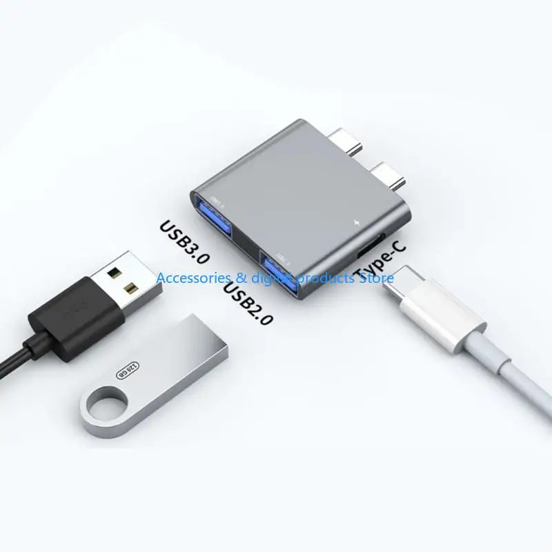 77JD Portable High Speed USB C Adapter Connection with Heat Dissipation for Notebook