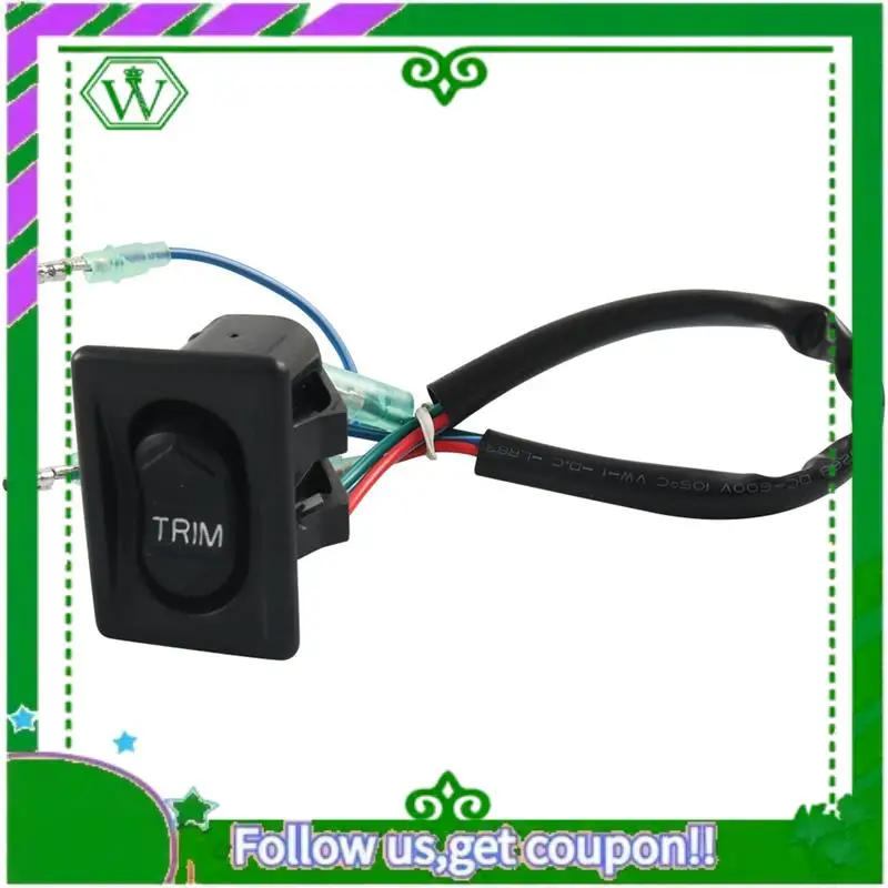 

AC34-87-856990 896620 87-8M0042301 Trim Tilt Switch Black Trim Tilt Switch ABS Trim Tilt Switch For Mercury Outboard