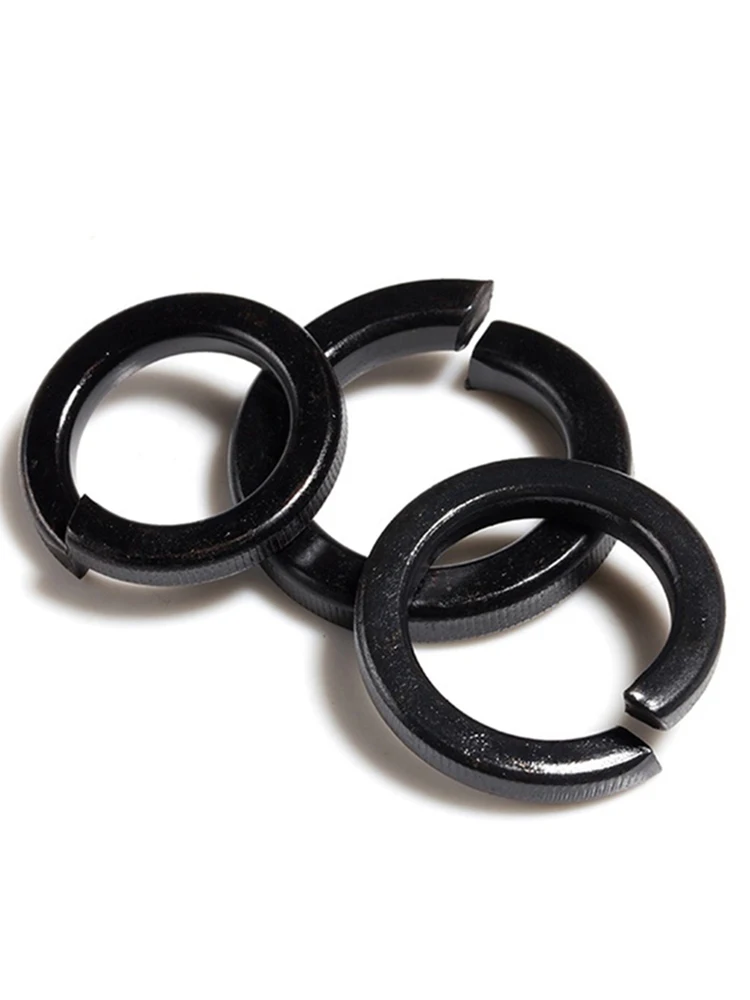 Hochfeste schwarze Carbonfeder-Split-Sicherungsscheibe der Güteklasse 8.8, elastische Dichtung M2 M2,5 M3 M4 M5 M6 M8 M10 M12- M30 – Detail 3