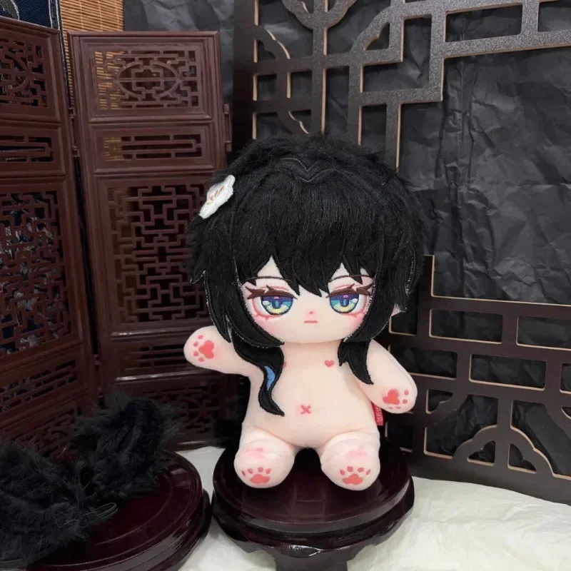 Anime Game Honkai: Star Rail Ruan Mei Kawaii Cosplay Plush Stuffed Doll Body With Skeleton Cartoon Plushies Toy Fans Gift 20cm