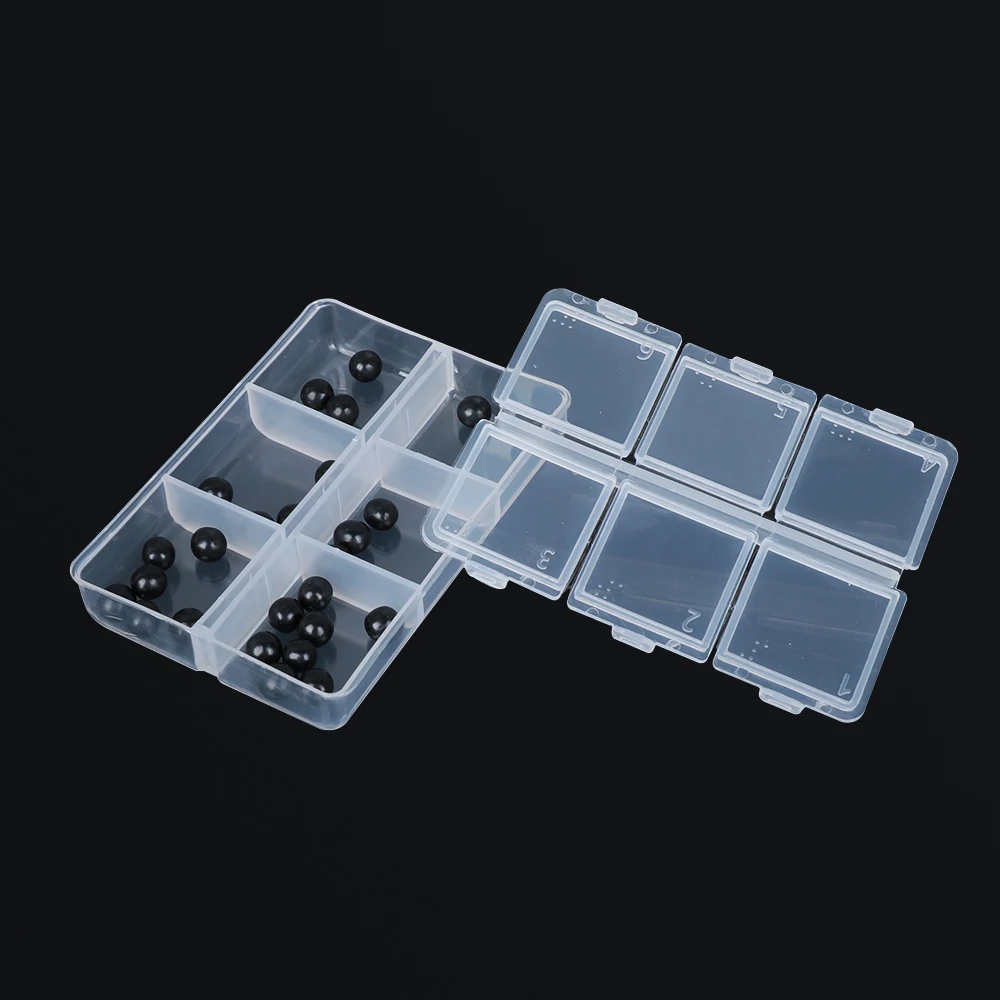 6 Grids Mini Pill Case Plastic Travel Medicine Box Small Tablet Pill Storage Organizer Box Holder Container Dispenser Case