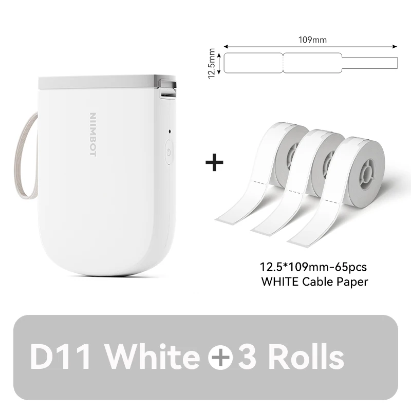 NIIMBOT D11 Nieuwe Versie Labelprinter Mini Draagbare 300 DPI Bluetooth Draadloze Label Maker Naamplaatje Keuken Sticker PrintingMaker