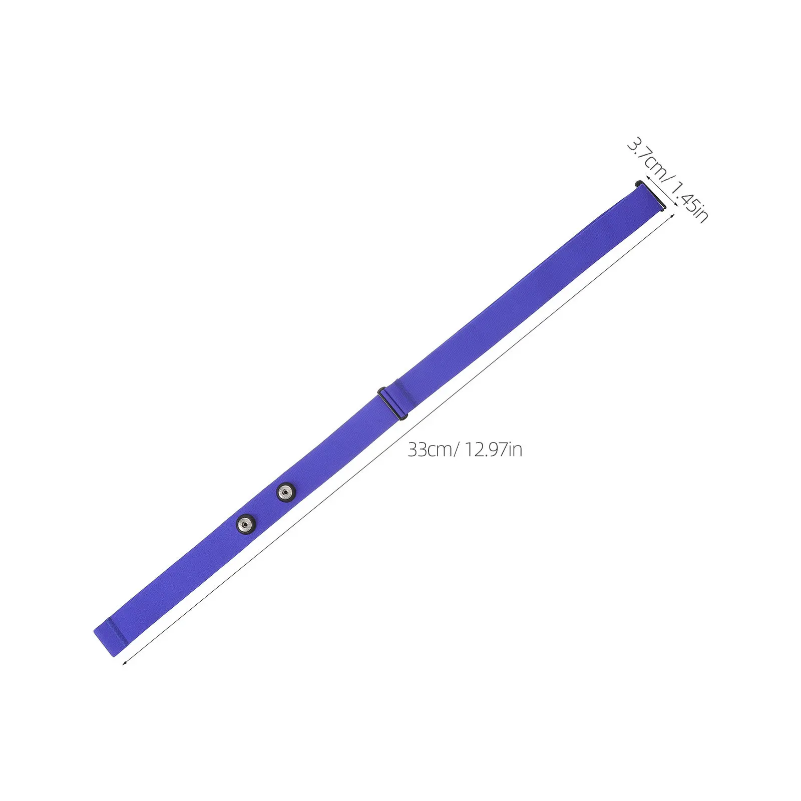 Heart Rate Monitor Chest Belt Replacement 43.3 Adjustable Band Accurate Fitness Tracker Chest Strap Blue Running Cycling Gym