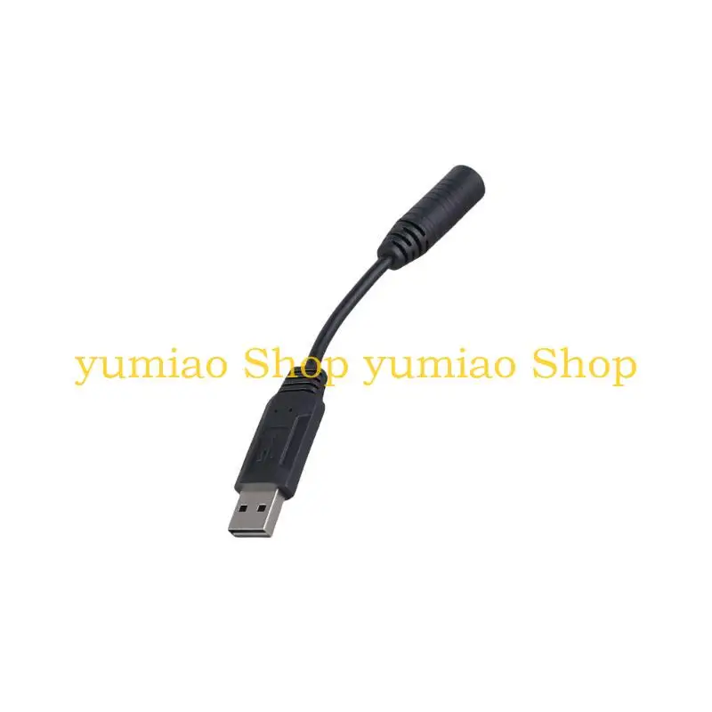 

587B External USB Sound Card Adapter USB to 3.5mm Audios Adapter Connection for PC and Laptop Use Robusts Aluminum Housing