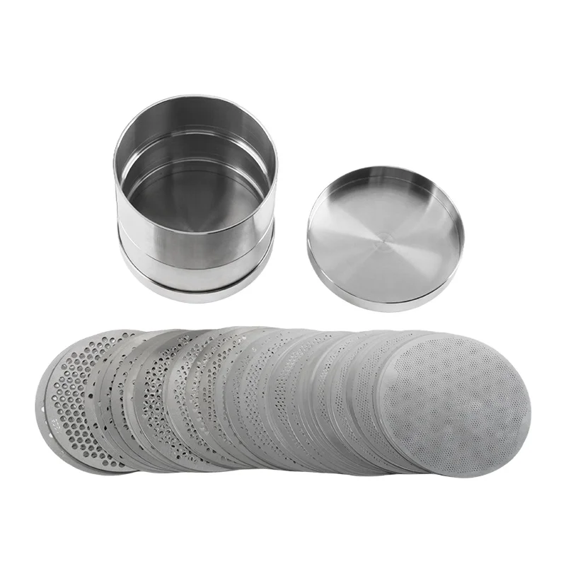 80mm Diameter Large Plate Diamond Sieves Total 75 Plates Jewellery Sieve Diamond Sorting Tool For Gemstone Grading And Selecting