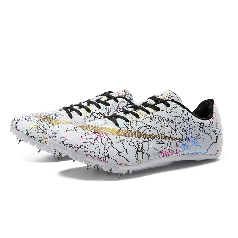 

Мужские и женские легкоатлетические короткие беговые спортивные беговые спортивные длинные прыжки легкие мягкие полевые нескользящие гоночные матчи