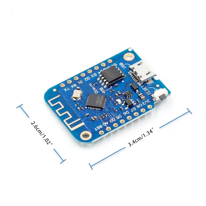 ESP8266-WeMos D1-Mini módulo Placa desarrollo WiFi Micro USB Internet cosas