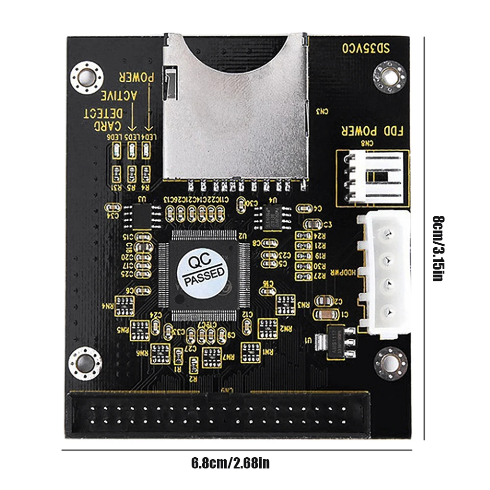 بطاقة توسيع SD إلى 3.5 بوصة IDE 44Pins SD إلى 2.5 بوصة IDE 44Pins SSD بطاقة محول بطاقة توسيع الذاكرة لأجهزة الكمبيوتر المحمول اللوحي