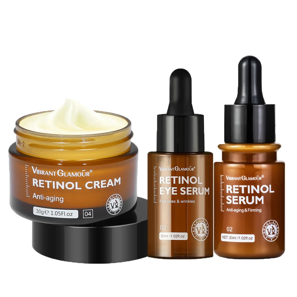 

Retinol Face Whitening Cream Eye Face Serum Anti Wrinkle Firming Lifting Improve Lines Brightening Fine Moisturizing