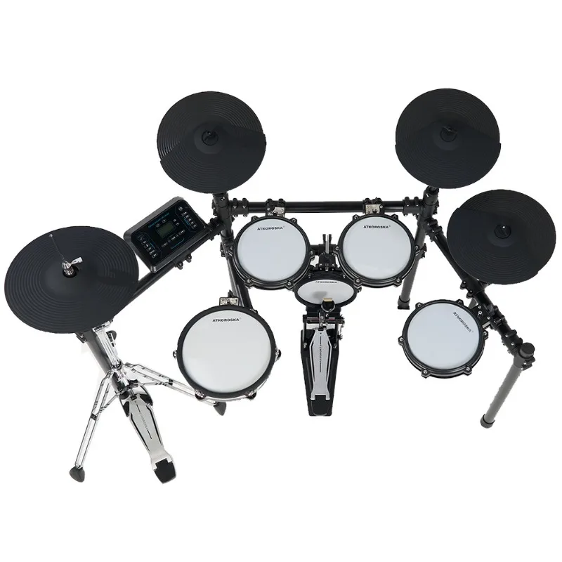 

Профессиональный электронный барабанный набор, электронные барабаны для начинающих взрослых, джазовые барабаны для дома.