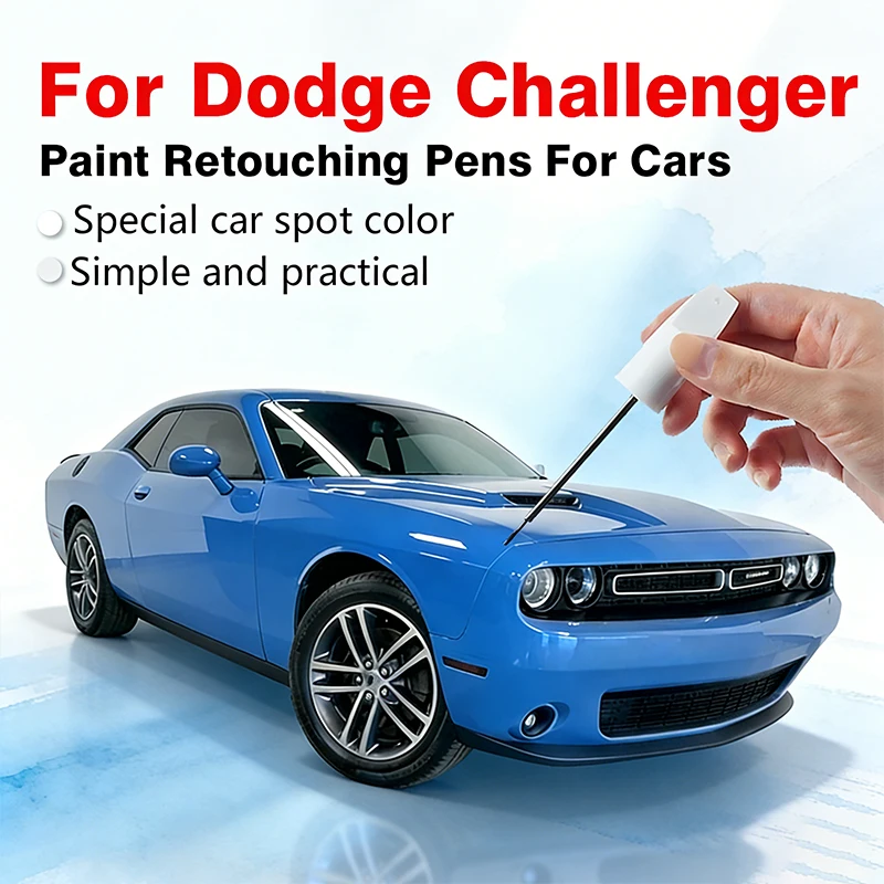 For Dodge Challenger Touch-Up Paint Pen – Car Scratch Repair Paint Protection & Clear Coat Gloss Finish Frostbite Blue