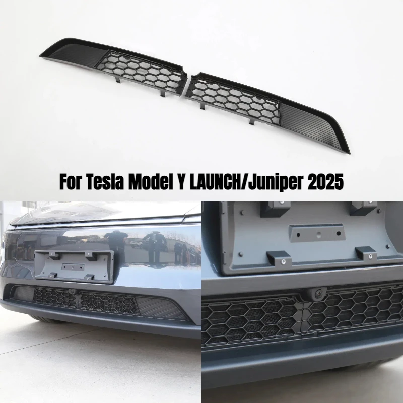 

For Tesla Model Y LAUNCH/Juniper 2025 Front Insect-proof Net Air Grill Guard Grille Mesh Inlet Vent Cover Bumper Grid Filter