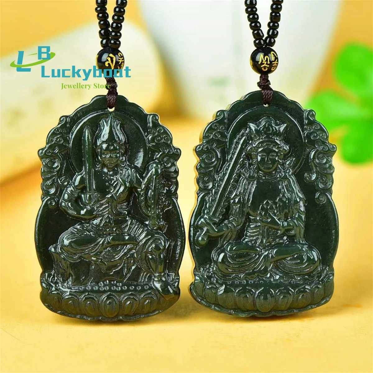 

Natural Hotan Jade Eight Patron Gods 12 Zodiac Pendants Simple Personality Versatile Retro Ethnic Style Men's and Women's