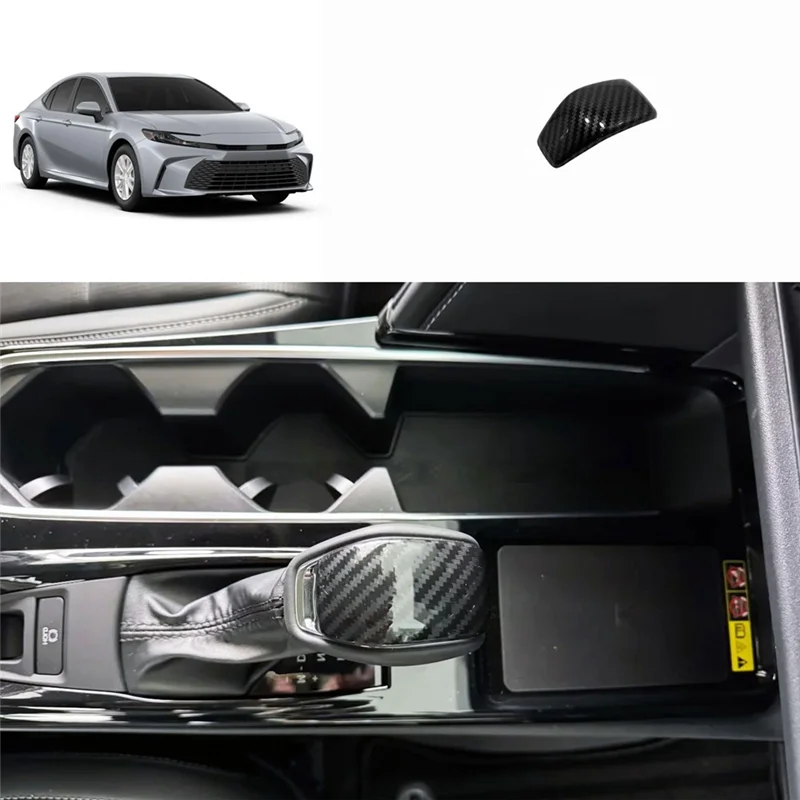 

Портативная автомобильная ручка переключения передач, накладка для Toyota Camry 2024 2025, аксессуары из углеродного волокна