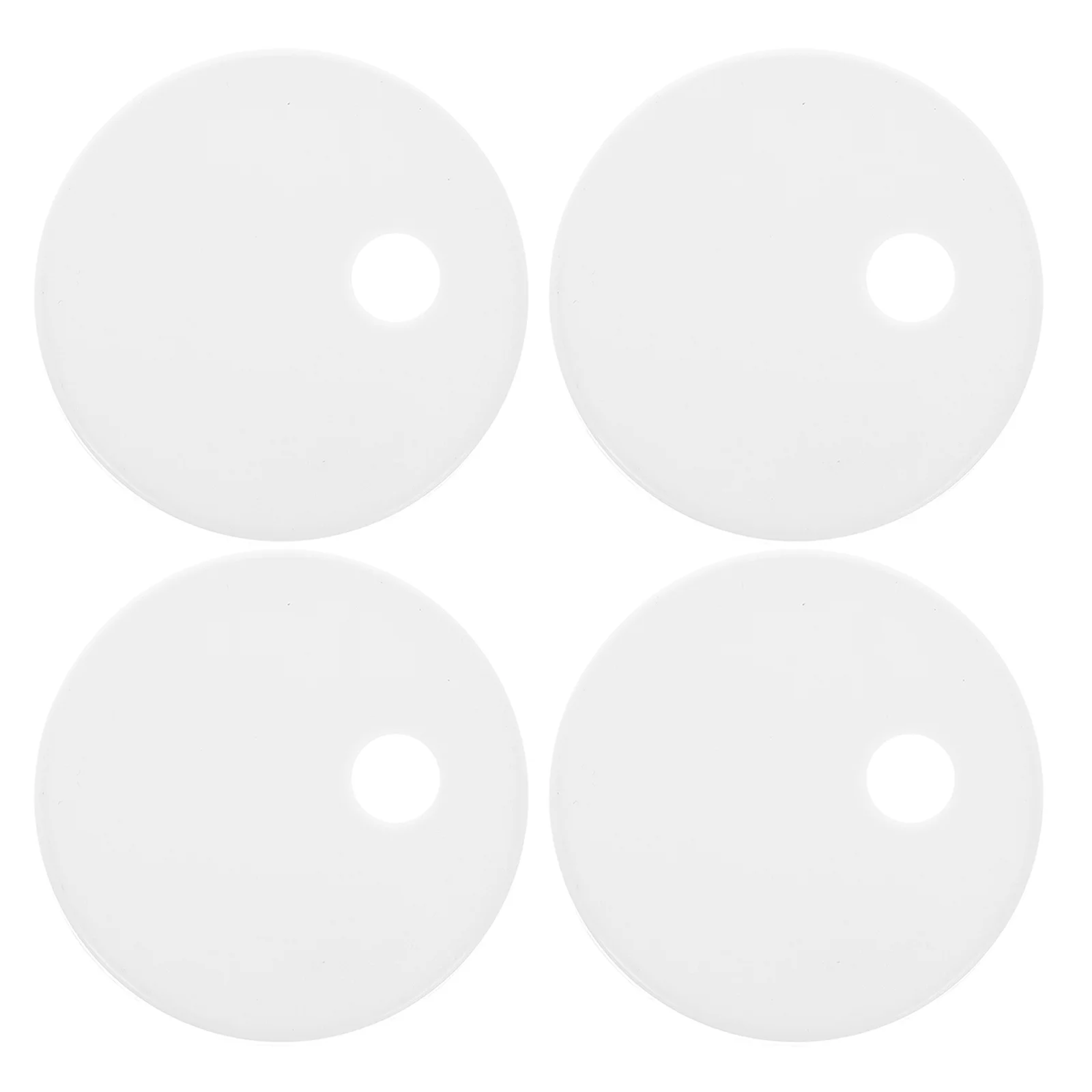 

4Pcs Toilet Lid Screw Cover Caps 45Mm Plastic Decorative Bolt Covers Universal Fit for Standard Toilets Hide Bolts Improve