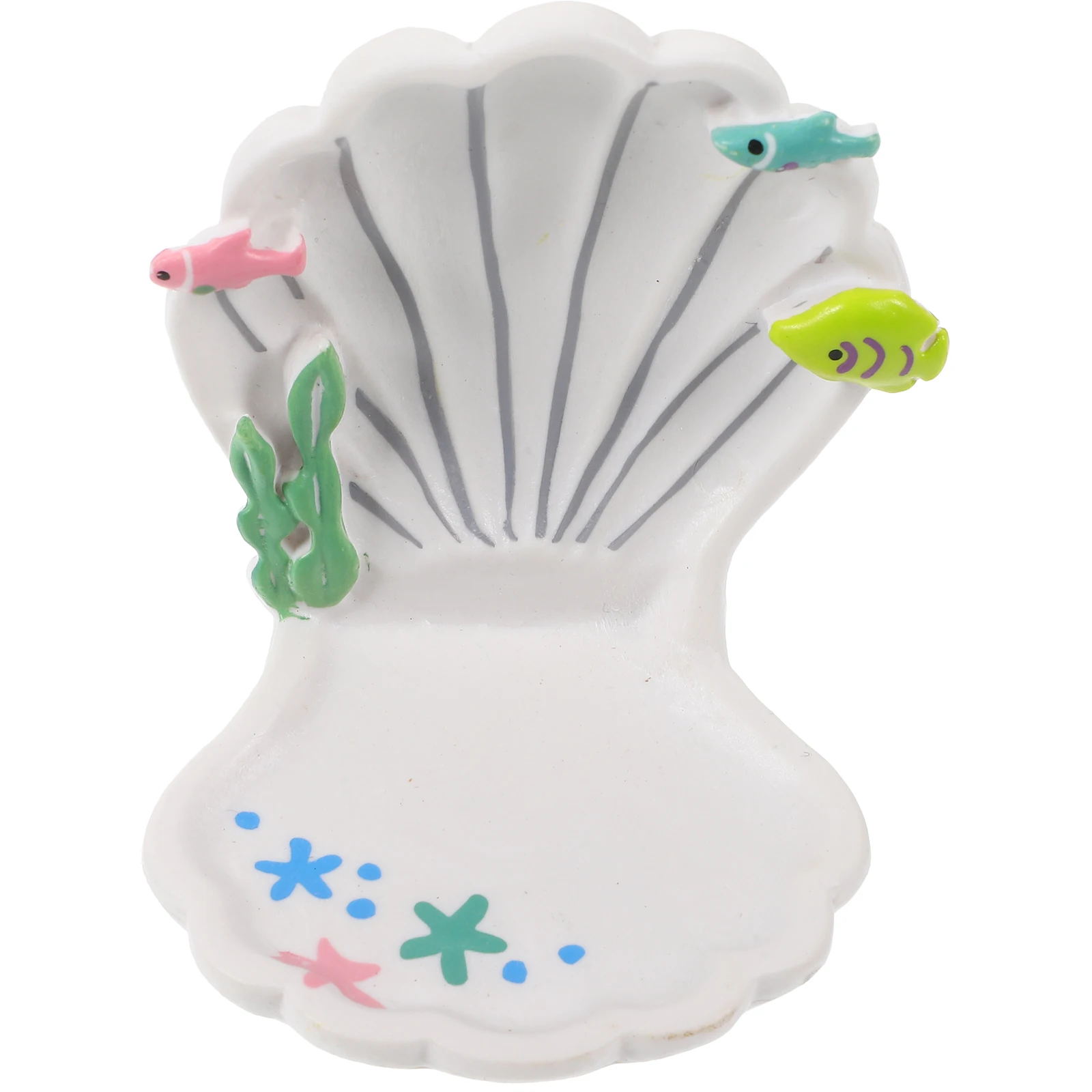 

Resin Shell Crafts Lifelike Aquarium Decorations Stable Bottom Fish Tank Ornaments Fake Shell Adornments Pet Supplies