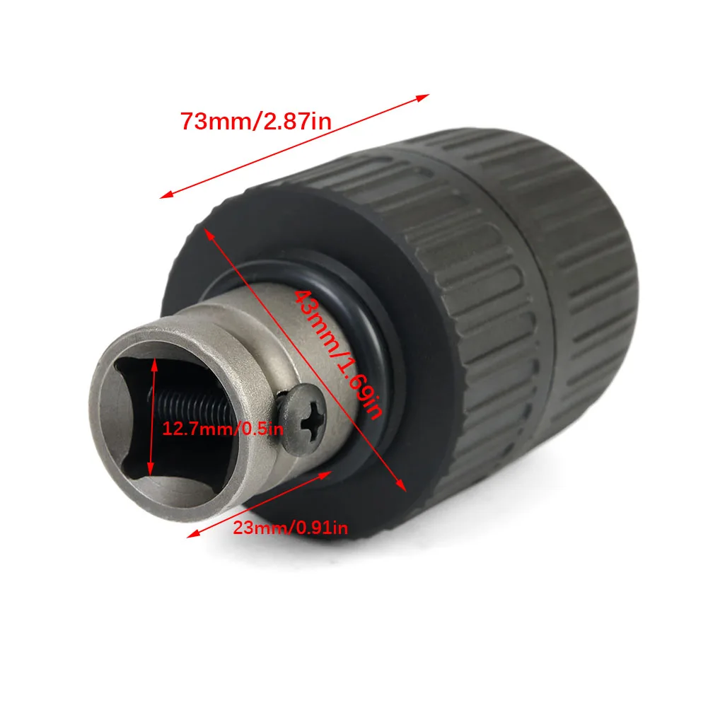 1/2 -20UNF Drill Chuck 2-13 Mm Capacity Keyless Chuck With 1/2 Chuck Adapter Herramientas Ferramentas Taladros Garden