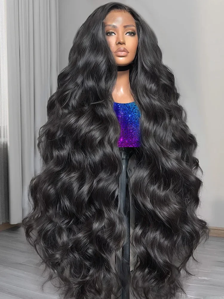 Wear Go HD Transparent 13x4 Body Wave Lace Front Human Hair Wig 30 40 Inch 13x6 Lace Frontal Wigs Brazilian 5x5 Glueless Closure