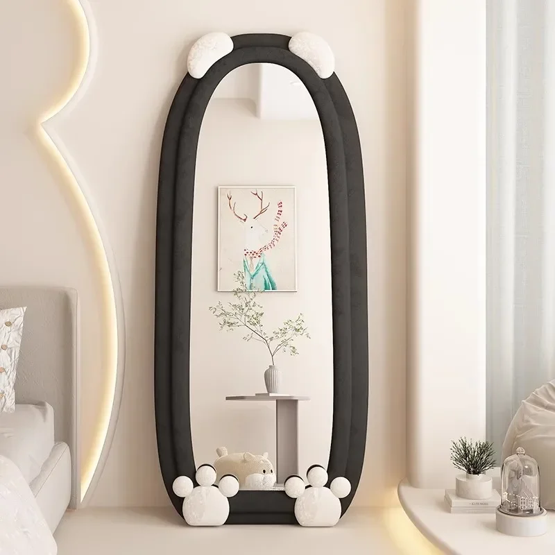 

Cute Cloud Mirror Standing Full Body Modern Art Bedroom Mirror Nordic Garden Girls Korean Style Espelhos Living Room Decorations