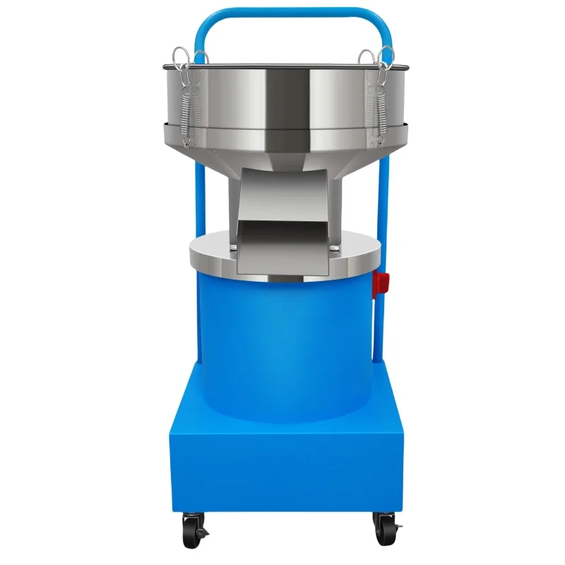 Small Vibrating Screen Soybean Milk Filter 420mm S.steel Electric Vibrating Screen Powder Sifter Powder Sieving Machine