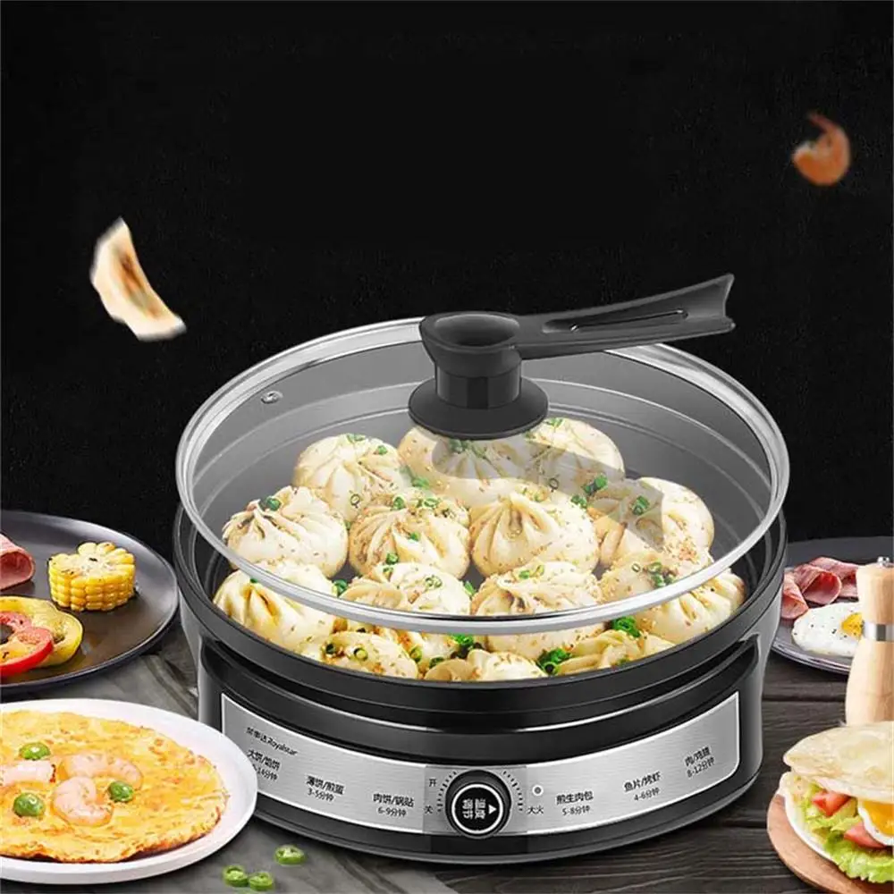 家庭用フライパン多機能電気ケーキパン商業ノンスティックパン無煙パンケーキマシン