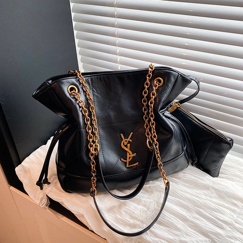 

Элегантная женская сумка через плечо в стиле ретро, роскошная кожаная сумка через плечо, элитная винтажная классическая сумка