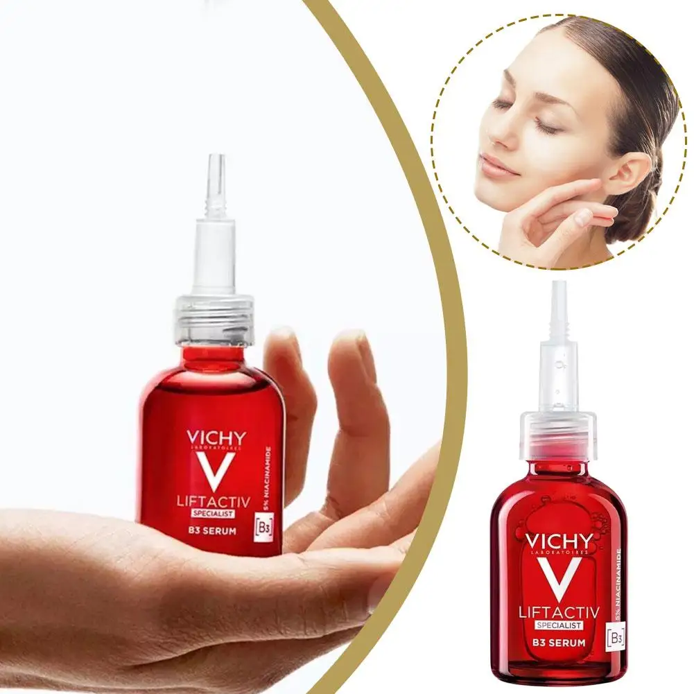 VICHY Vitamin B3 Serum Deeply Nourishes Skin Improves Skin Elasticity And Improves Fine Lines Dull Facial Skin Care