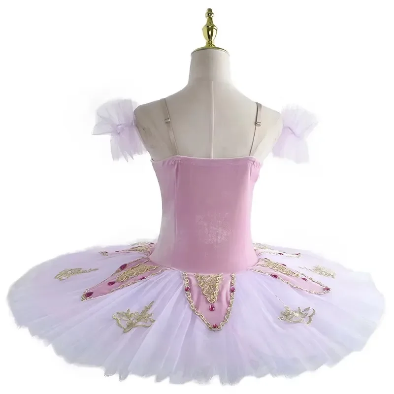 yesballet-robe-de-ballet-professionnelle-bleue-pour-filles-tutu-a-bretelles-tutu-plat-robe-de-ballerine-pour-fete-d'anniversaire-robe-lac-des-cygnes-costume-de-ballet