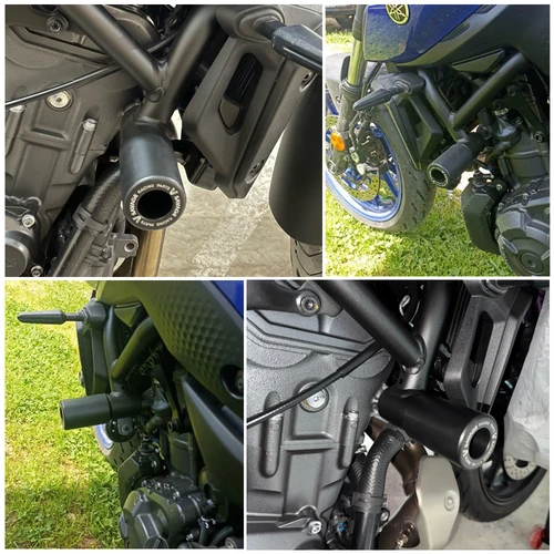 Imagen 2 del producto Protector deslizante antichoque de marco MT07 para YAMAHA MT-07 Tracer 700/7/GT 7GT FZ07, protección de carenado para motor de motocicleta